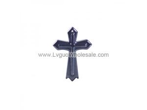 Hematite Cross Charms 18x26mm